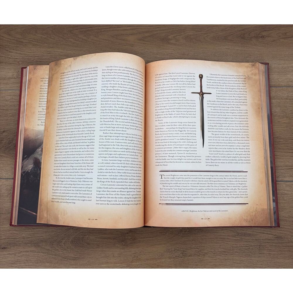 The World of Ice and Fire Hardcover George RR Martin Game of Thrones - Picture 9 of 10